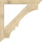 Ekena Millwork Balboa Traditional Rough Sawn Bracket w/ Offset Brace, Douglas Fir, 6"W x 44"D x 44"H BKT0604X44X44BOA01RDF - alternate 2